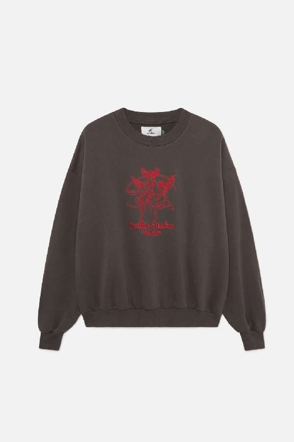 Scuffers Los Angeles Crewneck Dark Grey | AH1-12847 Scuffers Los Angeles Crewneck Dark Grey | AH1-12847