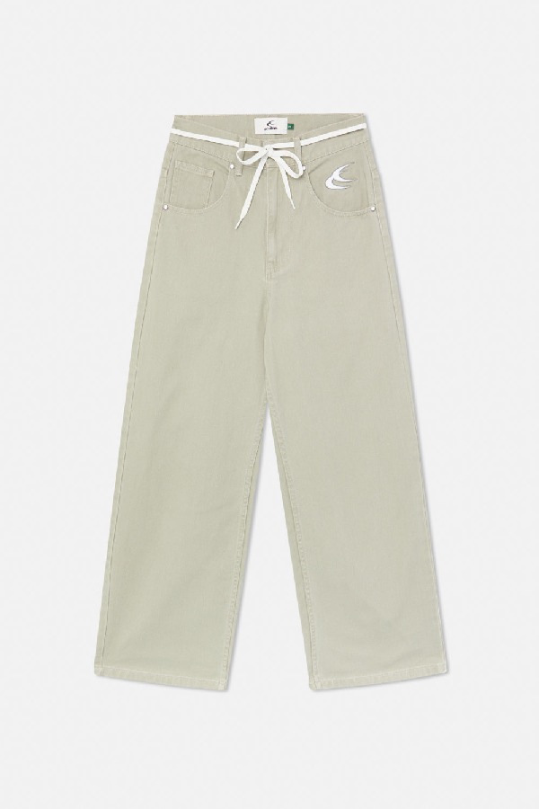 Scuffers Oversized Green Jeans Pants Front | BM2-75219 Scuffers Oversized Green Jeans Pants Front | BM2-75219