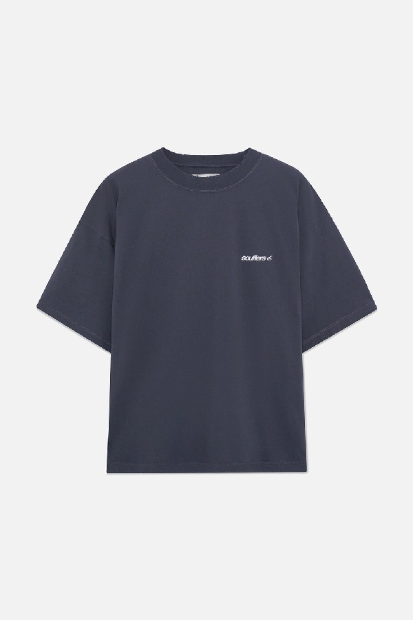 Scuffers Basic Scuffers T-Shirt Blue Front | GM0-97581 Scuffers Basic Scuffers T-Shirt Blue Front | GM0-97581