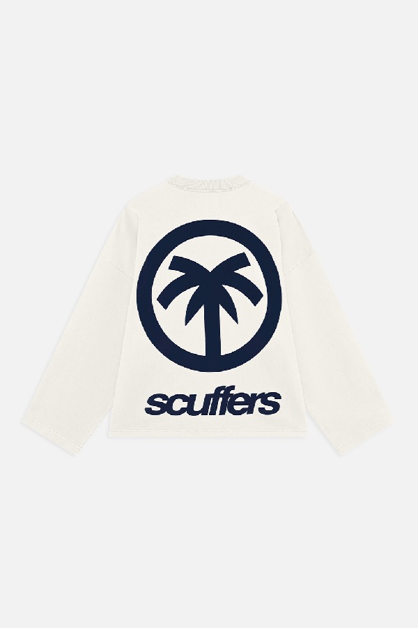 Scuffers Palm Crewneck Ecru | PM0-04186 Scuffers Palm Crewneck Ecru | PM0-04186