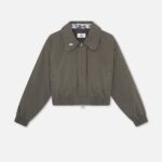 Scuffers Harrington Jacket Dark Grey Front | VU2-16328