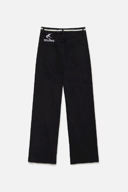Scuffers Perfect Black Jeans Pants backside | CG0-06821