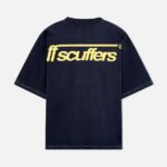 Scuffers Billy T-Shirt Dark Blue Backside | FR2-32045