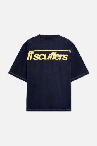 Scuffers Billy T-Shirt Dark Blue Backside | FR2-32045