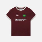Scuffers Block T-Shirt Red Front | NV1-79864