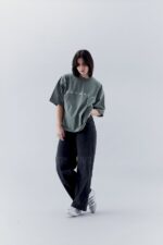 Scuffers 7 Logo T-Shirt Green Full Look | MF4-93028