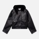 Scuffers Croc Jacket Black Front | VJ9-61045