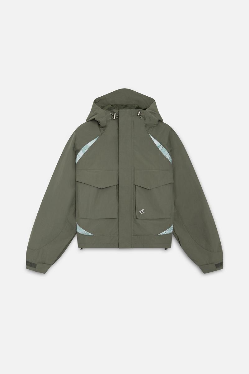1dED2Itc-1 New Essential Green Windbreaker Men’s Green - Image 1
