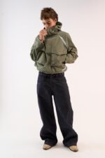 New Essential Green Windbreaker Men’s Green - Image 2