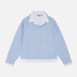 Korean Blue Shirt Men’s Blue