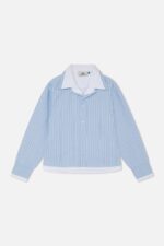 Korean Blue Shirt Men’s Blue